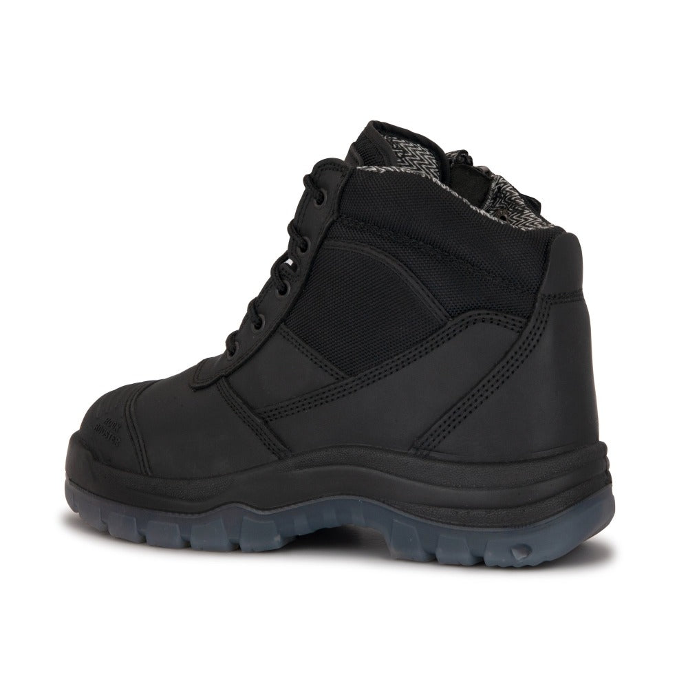 ROCKROOSTER Crisson 6" Steel Toe Side-Zip Work Boots