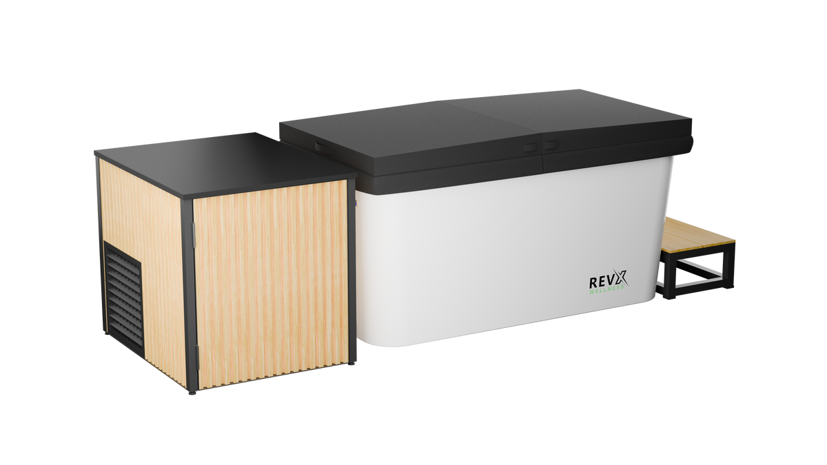 RevX X Tub Cold Plunge + LUX Chiller & Filtration System
