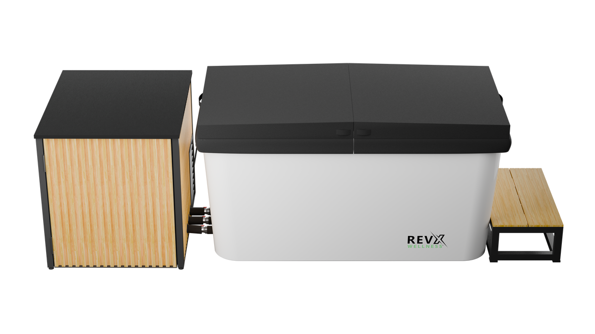RevX X Tub Cold Plunge + LUX Chiller & Filtration System
