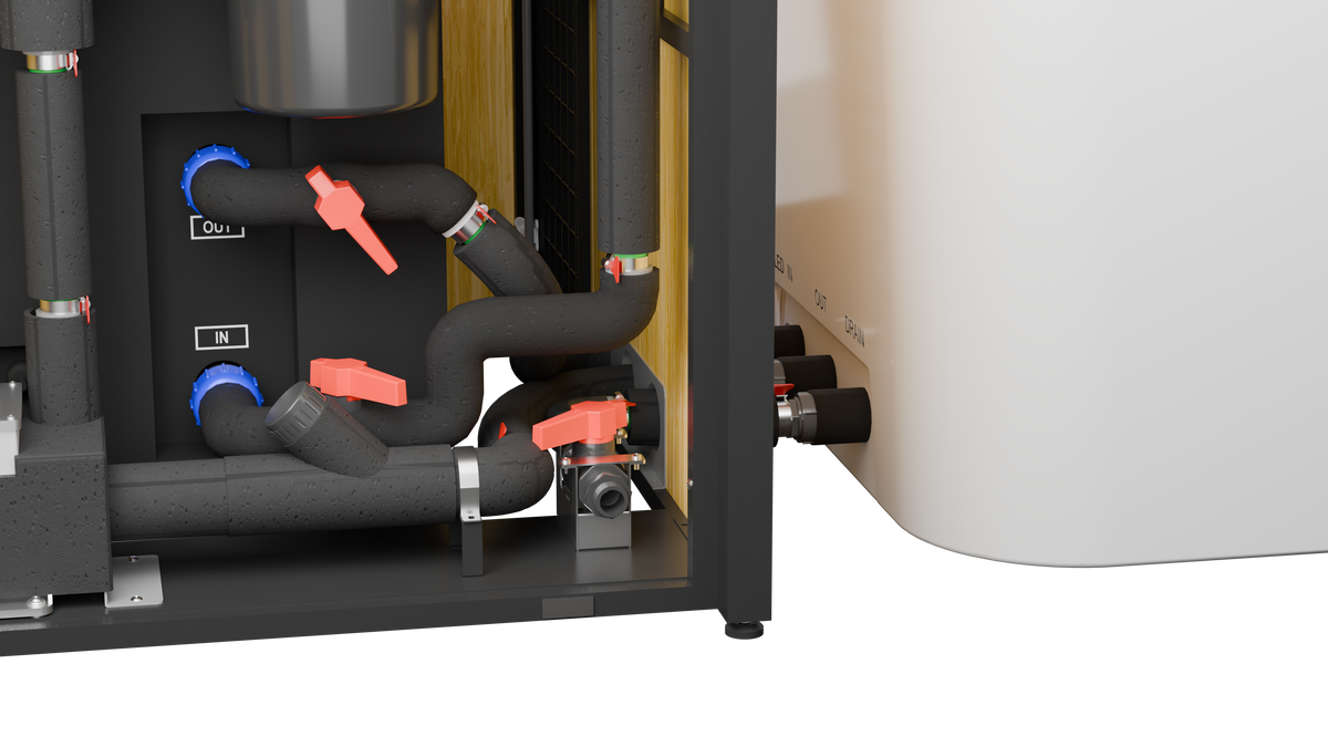RevX X Tub Cold Plunge + LUX Chiller & Filtration System