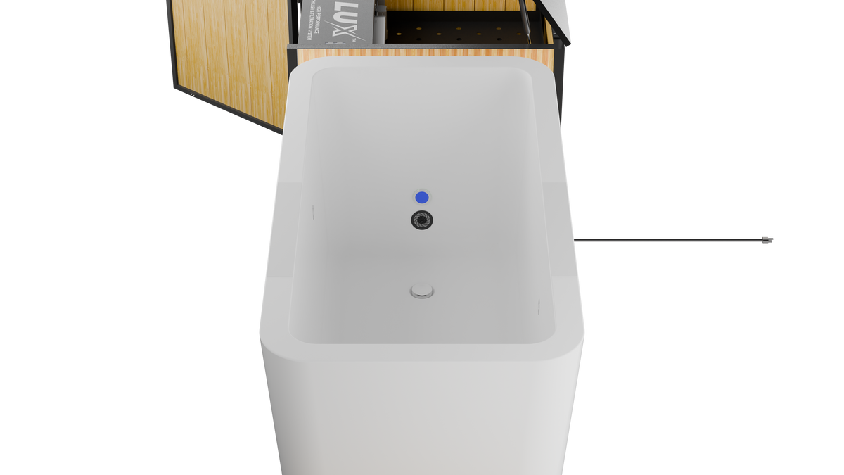 RevX X Tub Cold Plunge + LUX Chiller & Filtration System